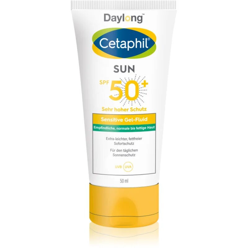 Daylong Cetaphil SUN Sensitive lehký ochranný fluid pro citlivou pleť SPF 50+ 50 ml