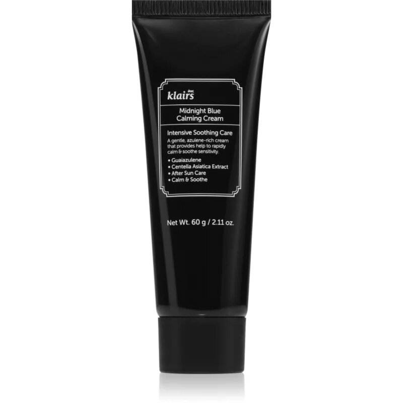 Dear Klairs Blue Calming Cream zklidňující krém po opalování pro citlivou a zarudlou pleť 60 ml