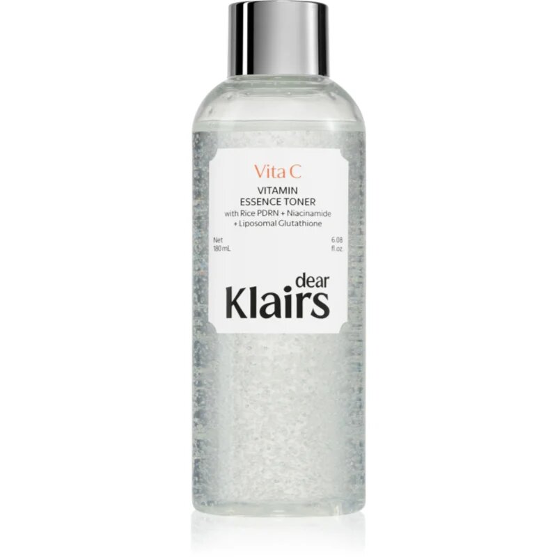 Dear Klairs Freshly Juiced Vitamin Essence Toner jemné pleťové tonikum pro rozjasnění a hydrataci 180 ml
