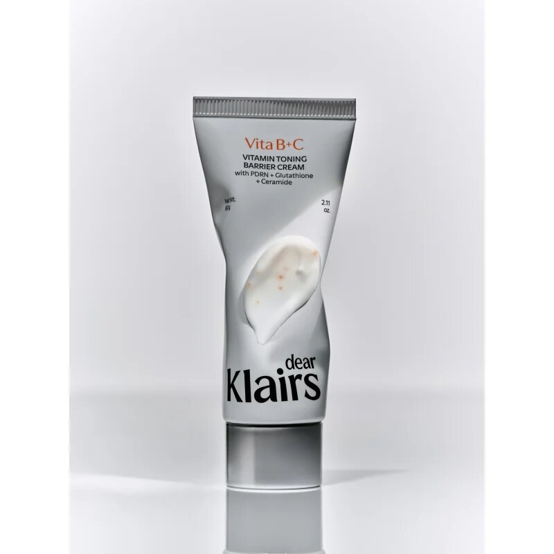 Dear Klairs Vitamin Toning Barrier Cream rozjasňující hydratační krém pro posílení pleťové bariéry 60 g