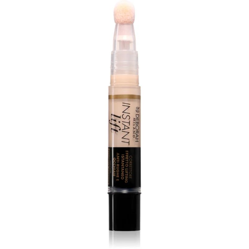 Deborah Milano Instant Lift tekutý korektor s houbičkovým aplikátorem odstín 2 Beige 4.2 g