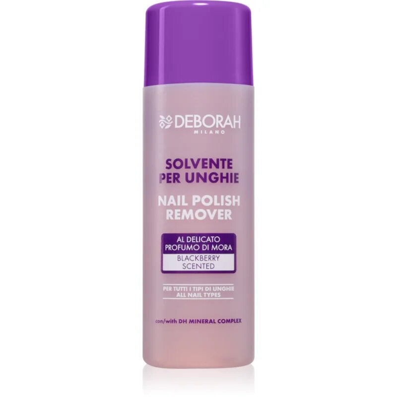 Deborah Milano Nail Polish Remover odlakovač na nehty s vůní ostružin 120 ml