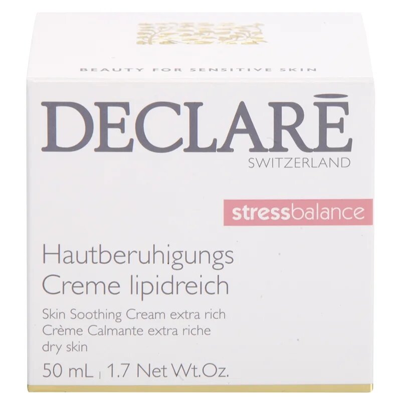 Declaré Stress Balance zklidňující a vyživující krém pro suchou a podrážděnou pleť 50 ml