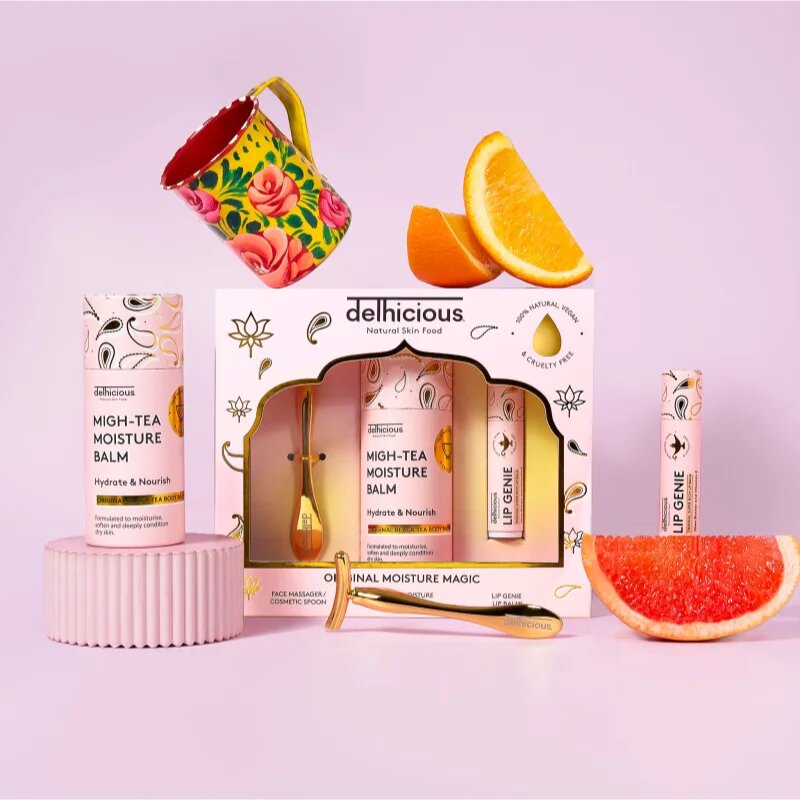 delhicious MOISTURE MAGIC dárková sada na tělo a obličej