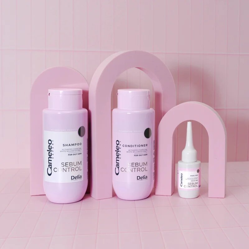 Delia Cosmetics Cameleo Expert Sebum Control Scrub peeling na vlasovou pokožku pro mastné vlasy 30 ml