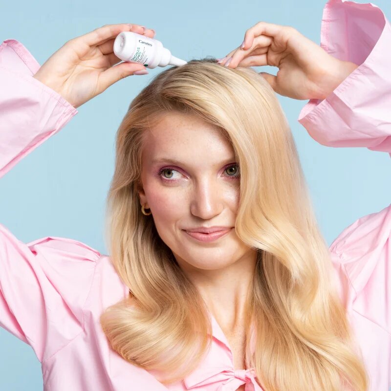 Delia Cosmetics Cameleo Expert Sebum Control Scrub peeling na vlasovou pokožku pro mastné vlasy 30 ml