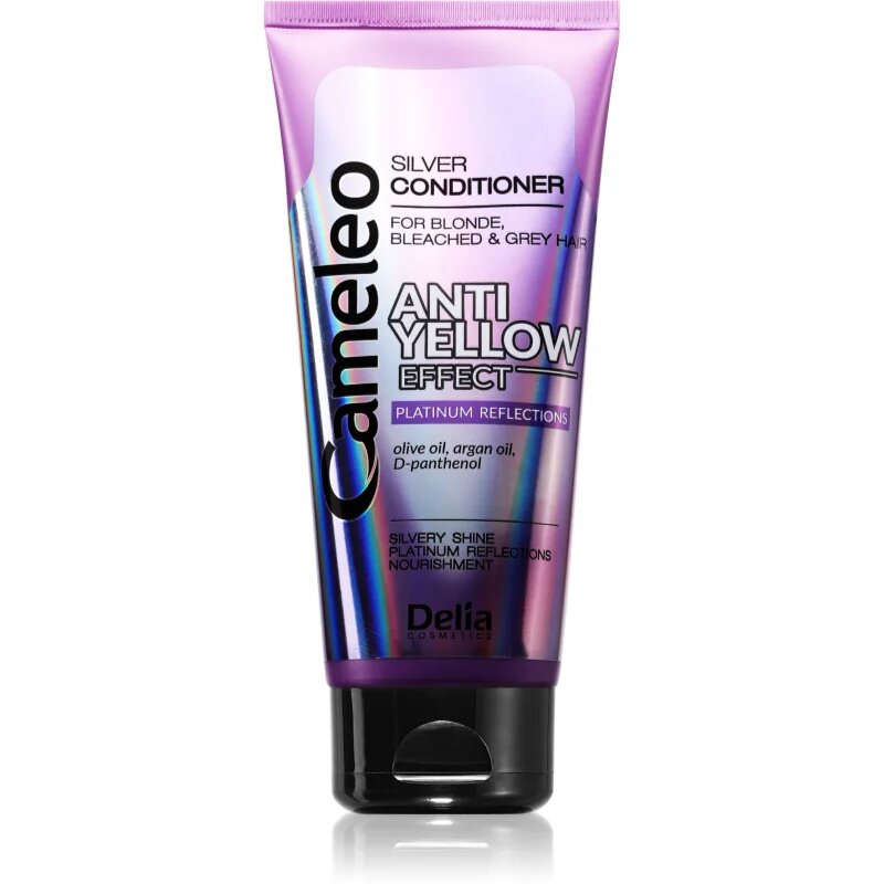 Delia Cosmetics Cameleo Silver kondicionér pro blond a šedivé vlasy neutralizující žluté tóny 200 ml