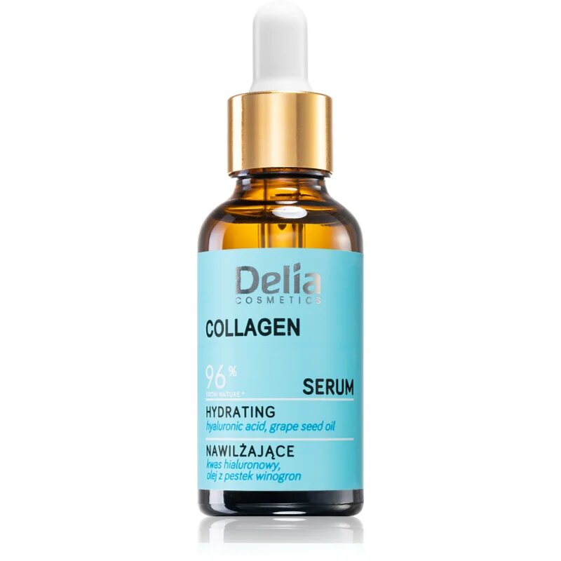 Delia Cosmetics Collagen hydratační sérum na obličej krk a dekolt 30 ml