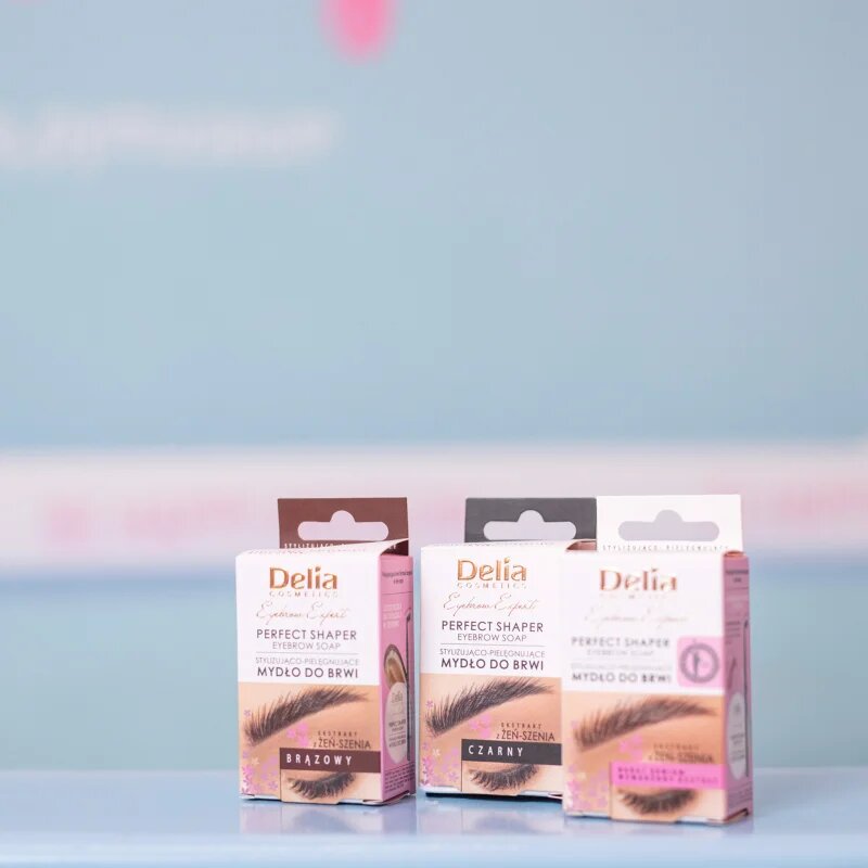 Delia Cosmetics Eyebrow Expert fixační vosk na obočí odstín Brown 10 ml