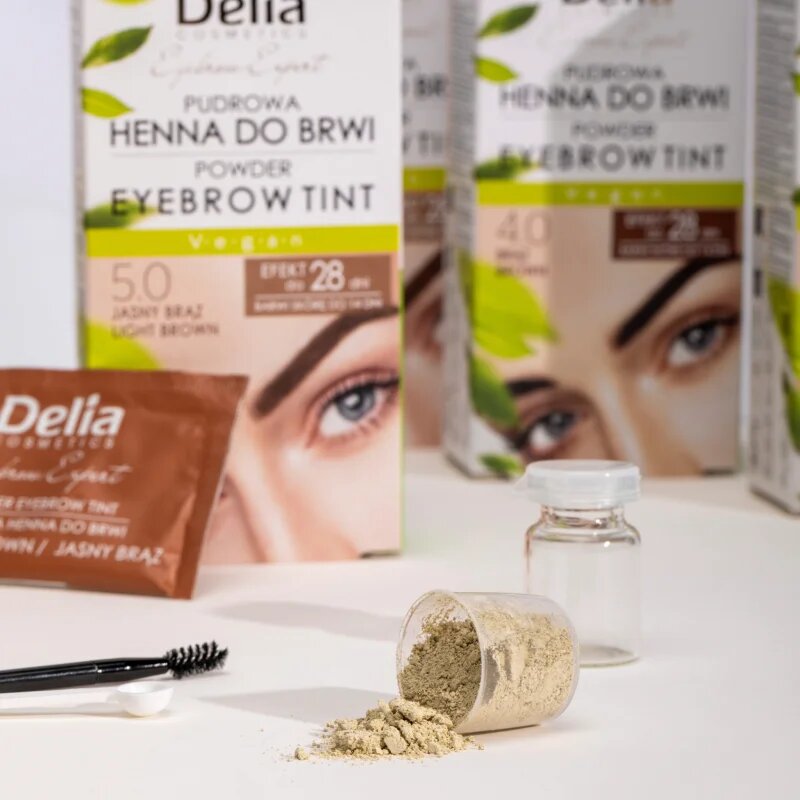 Delia Cosmetics Eyebrow Expert tónovací barva na obočí odstín 4.0 Brown 4 g
