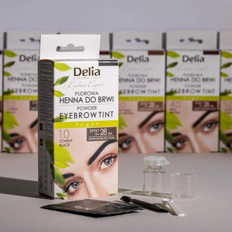 Delia Cosmetics Eyebrow Expert tónovací barva na obočí odstín 4.0 Brown 4 g