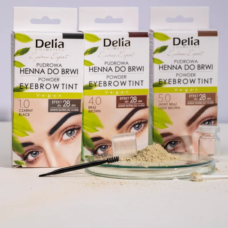 Delia Cosmetics Eyebrow Expert tónovací barva na obočí odstín 4.0 Brown 4 g