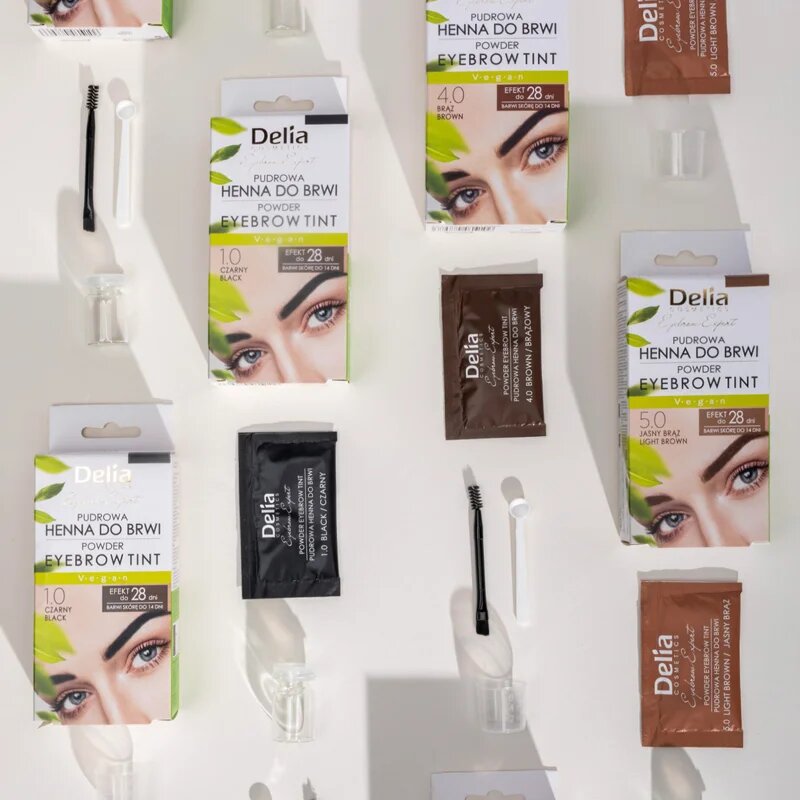 Delia Cosmetics Eyebrow Expert tónovací barva na obočí odstín 4.0 Brown 4 g