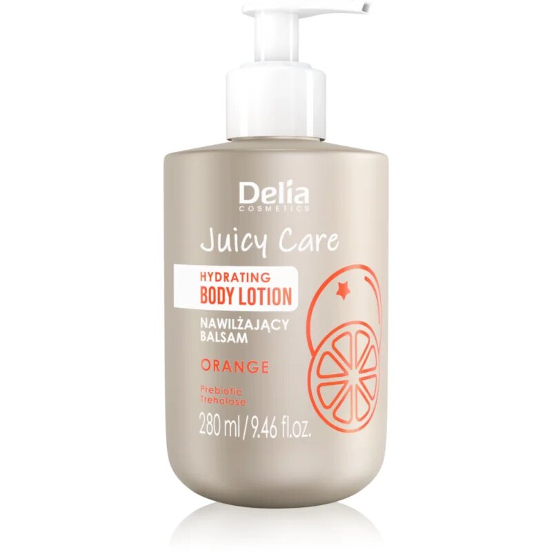 Delia Cosmetics Juicy Care Orange hydratační tělové mléko 280 ml