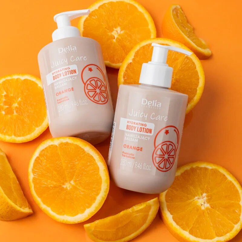 Delia Cosmetics Juicy Care Orange hydratační tělové mléko 280 ml