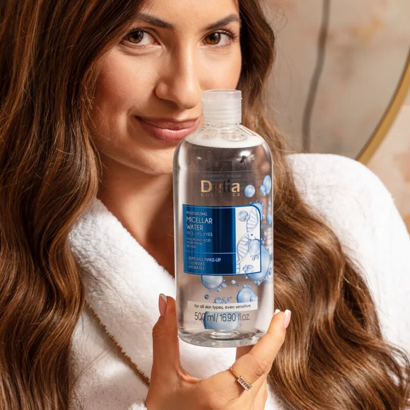 Delia Cosmetics Micellar Water Hyaluronic Acid hydratační micelární voda 500 ml