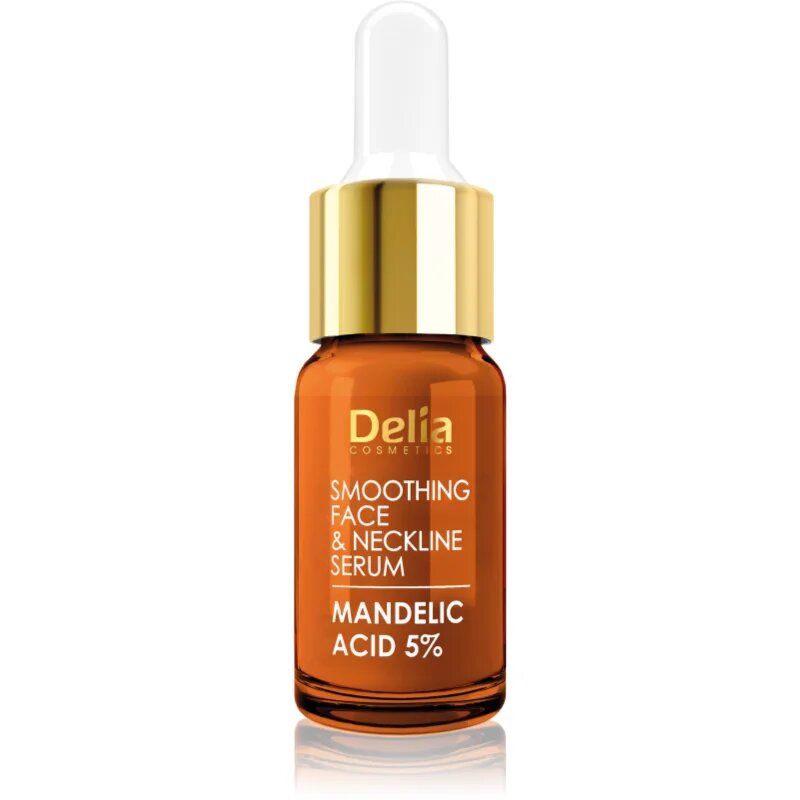 Delia Cosmetics Professional Face Care Mandelic Acid vyhlazující sérum s kyselinou mandlovou na obličej krk a dekolt 10 ml