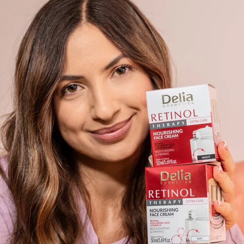 Delia Cosmetics Retinol Therapy zpevňující a výživný krém 50 ml