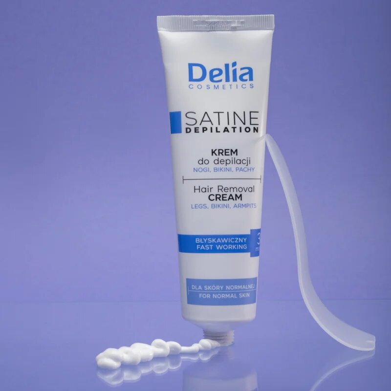 Delia Cosmetics Satine Depilation 3 min Fast Working depilační krém 100 ml