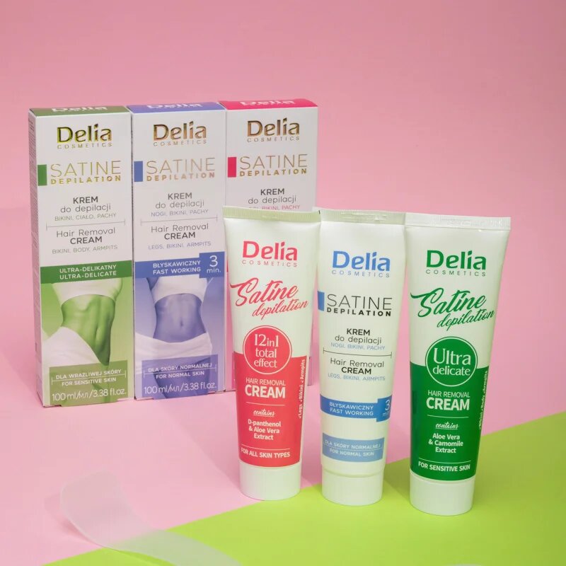 Delia Cosmetics Satine Depilation 3 min Fast Working depilační krém 100 ml