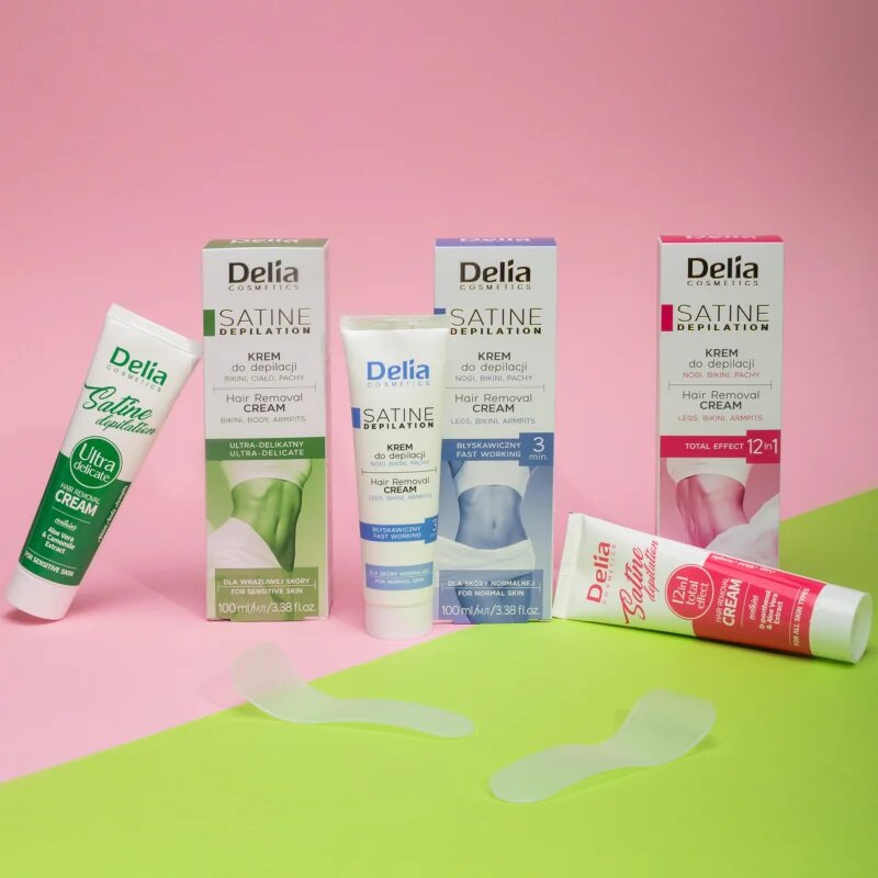 Delia Cosmetics Satine Depilation Ultra-Delicate depilační krém pro citlivou pokožku
