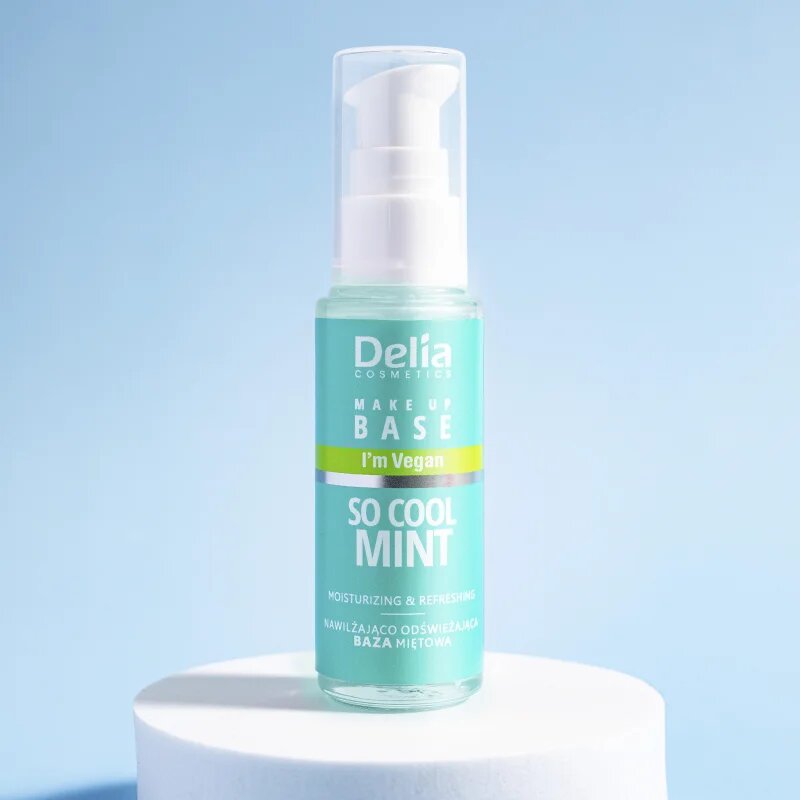 Delia Cosmetics So Cool Mint hydratační podkladová báze pod make-up 30 ml