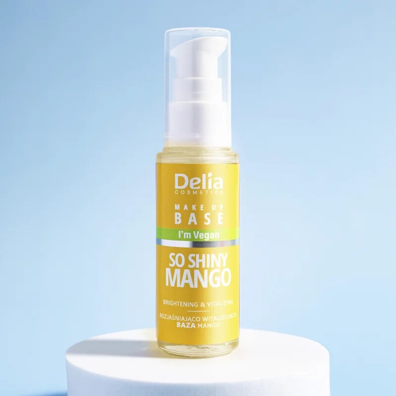 Delia Cosmetics So Shiny Mango rozjasňující podkladová báze 30 ml