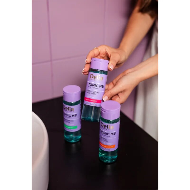 Delia Cosmetics Tonic Me! jemné exfoliační tonikum na noc 200 ml