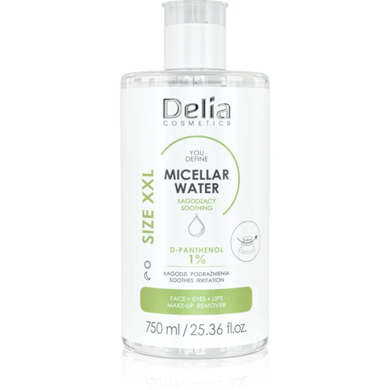 Delia Cosmetics You Define zklidňující micelární voda 750 ml