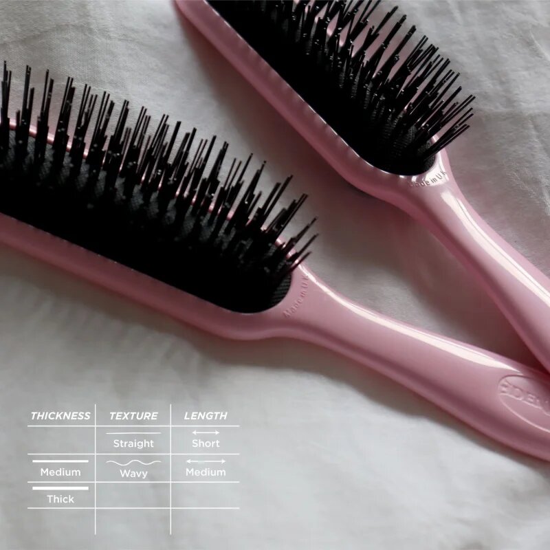 Denman Detangling D90 The Mini Detangler kartáč pro snadné rozčesání vlasů Pink Crush 1 ks
