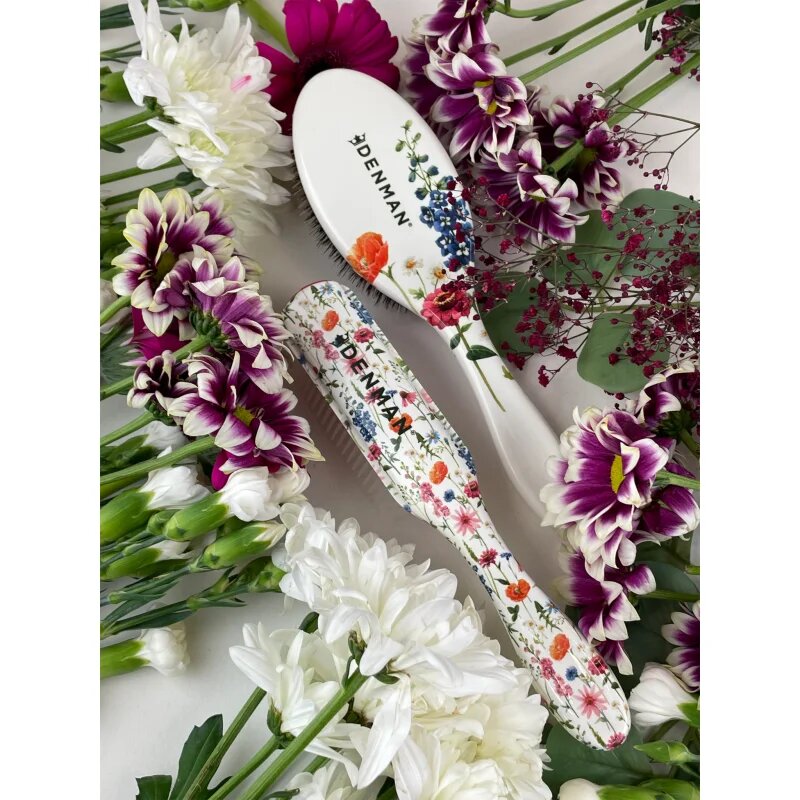 Denman Floral Fantasies D81M Style & Shine Brush kartáč na vlasy 1 ks