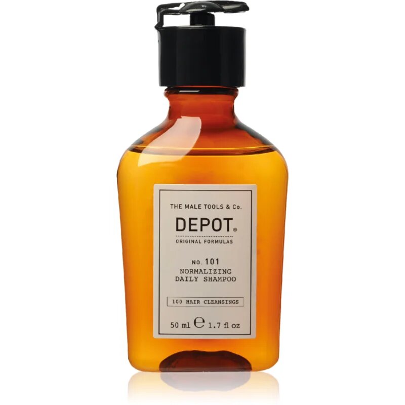 DEPOT 100 HAIR CLEANSING NO. 101 NORMALIZING DAILY SHAMPOO normalizující šampon pro každodenní použití 50 ml