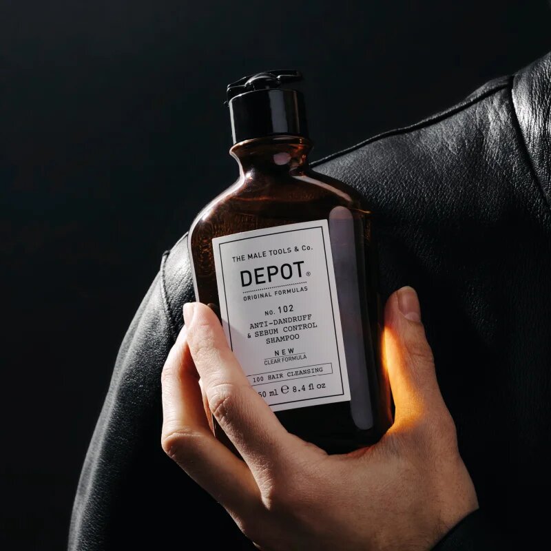 DEPOT 100 HAIR CLEANSING NO. 102 PURIFYING & SEBUM CONTROL šampon pro obnovení rovnováhy mastné pokožky hlavy 250 ml