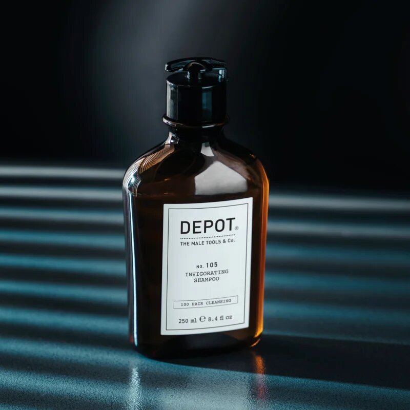 DEPOT 100 HAIR CLEANSING NO. 105 INVIGORATING SHAMPOO posilující šampon proti vypadávání vlasů 250 ml