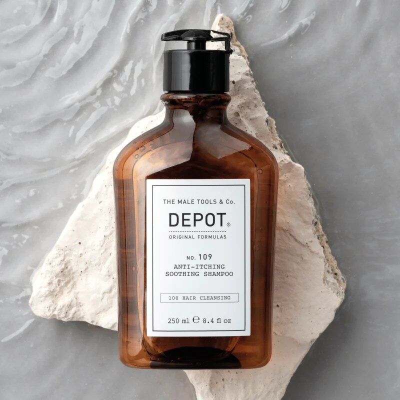 DEPOT 100 HAIR CLEANSING NO. 109 ANTI-ITCHING SOOTHING SHAMPOO zklidňující šampon proti podráždění a svědění pokožky 250 ml