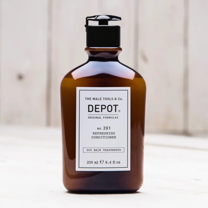 DEPOT 200 HAIR TREATMENTS NO. 201 REFRESHING CONDITIONER hydratační kondicionér pro lesk a hebkost vlasů 250 ml