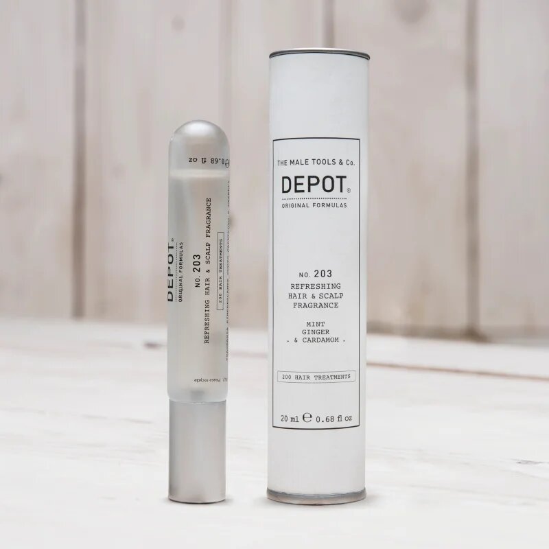 DEPOT 200 HAIR TREATMENTS NO. 203 REFRESHING HAIR & SCALP FRAGRANCE vlasový sprej pro všechny typy vlasů 20 ml