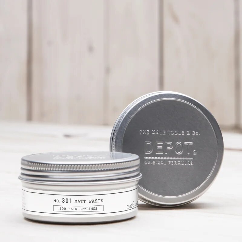 DEPOT 300 HAIR STYLING NO. 301 MATT PASTE stylingová pasta na vlasy 75 ml