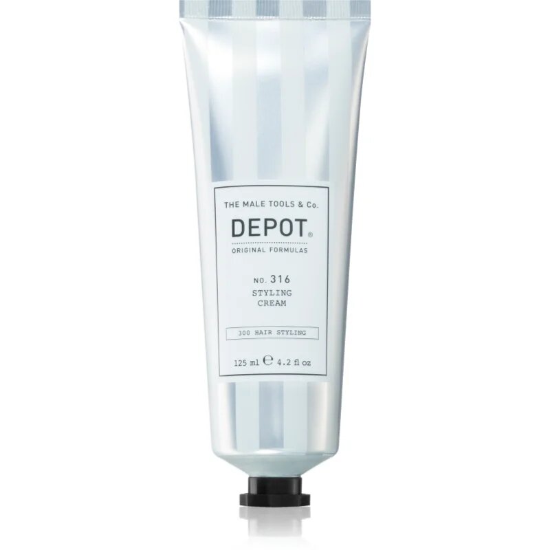 DEPOT 300 HAIR STYLING NO. 316 STYLING CREAM stylingový krém se středním zpevněním a přirozenými odlesky 125 ml