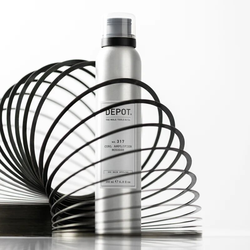 DEPOT 300 HAIR STYLING NO. 317 CURL AMPLIFIER MOUSSE pěna na vlasy pro definici vln pro definici a tvar 200 ml
