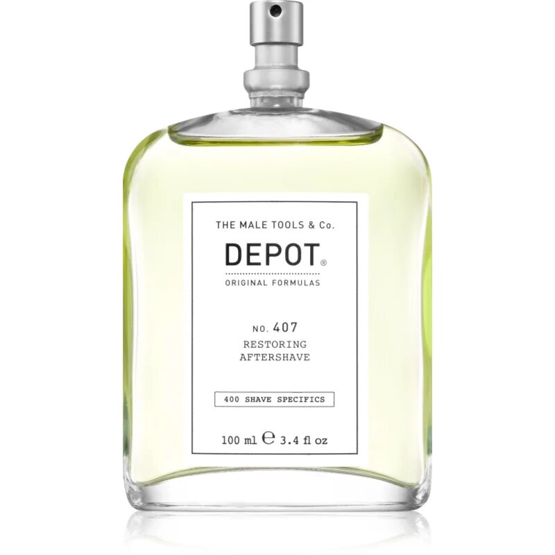 DEPOT 400 SHAVE SPECIFICS NO. 407 RESTORING AFTERSHAVE osvěžující voda po holení 100 ml