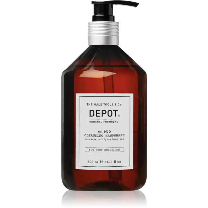 DEPOT 600 BODY SOLUTIONS NO. 605 CLEANSING HAND SHAKE čisticí gel na ruce 500 ml