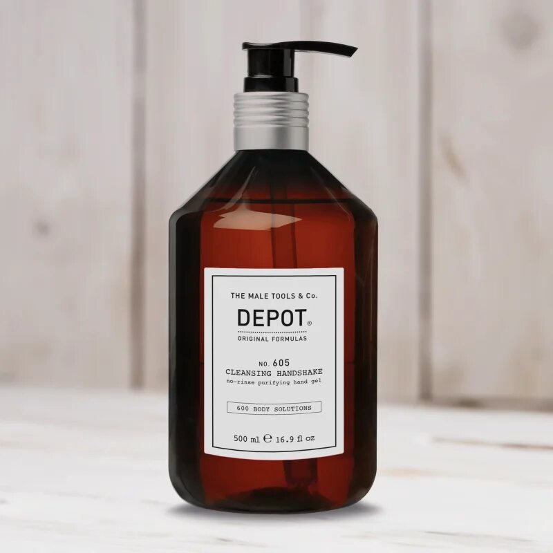 DEPOT 600 BODY SOLUTIONS NO. 605 CLEANSING HAND SHAKE čisticí gel na ruce 500 ml
