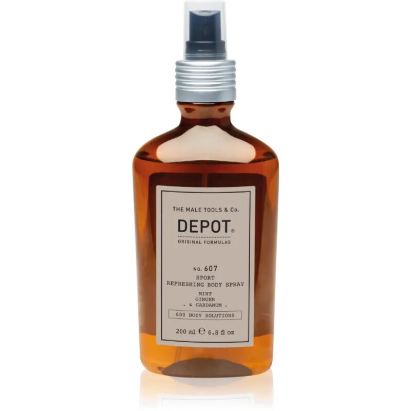 DEPOT 600 BODY SOLUTIONS NO. 607 SPORT REFRESHING BODY SPRAY osvěžující tělový sprej pro muže 200 ml