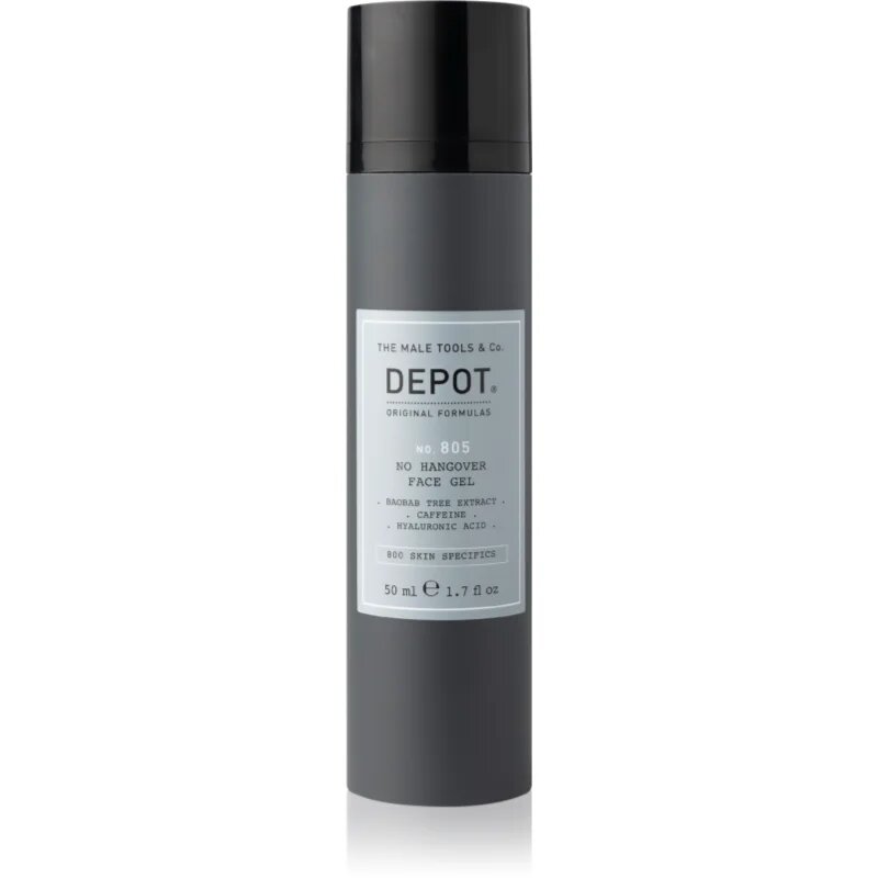 DEPOT 800 SKIN SPECIFICS NO. 805 NO HANGOVER FACE GEL hydratační gel pro všechny typy pleti 50 ml