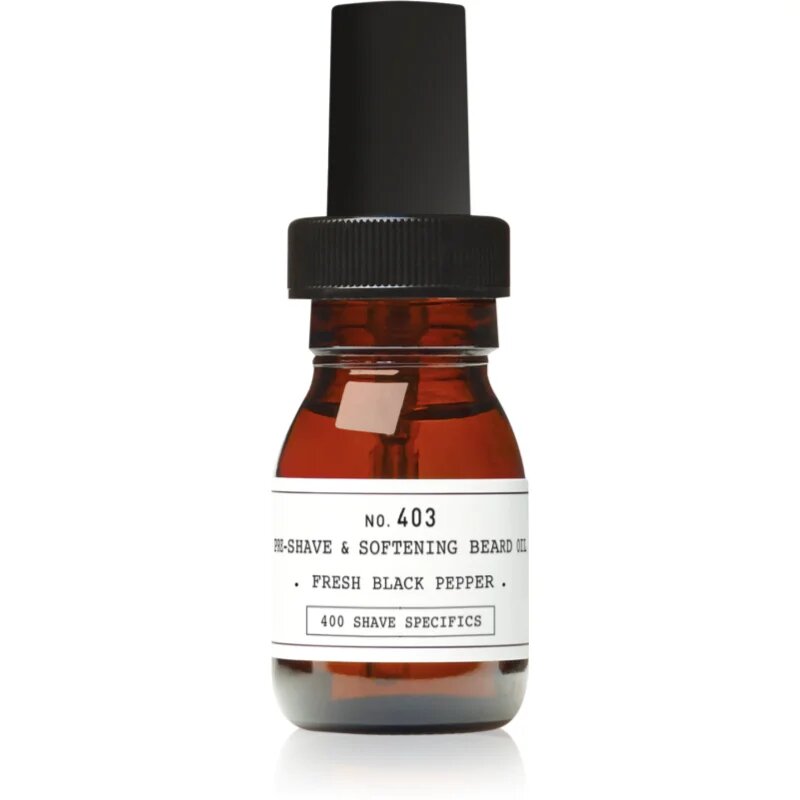 DEPOT NO. 403 PRE-SHAVE & SOFTENING BREAD OIL olej před holením Fresh Black Pepper 30 ml