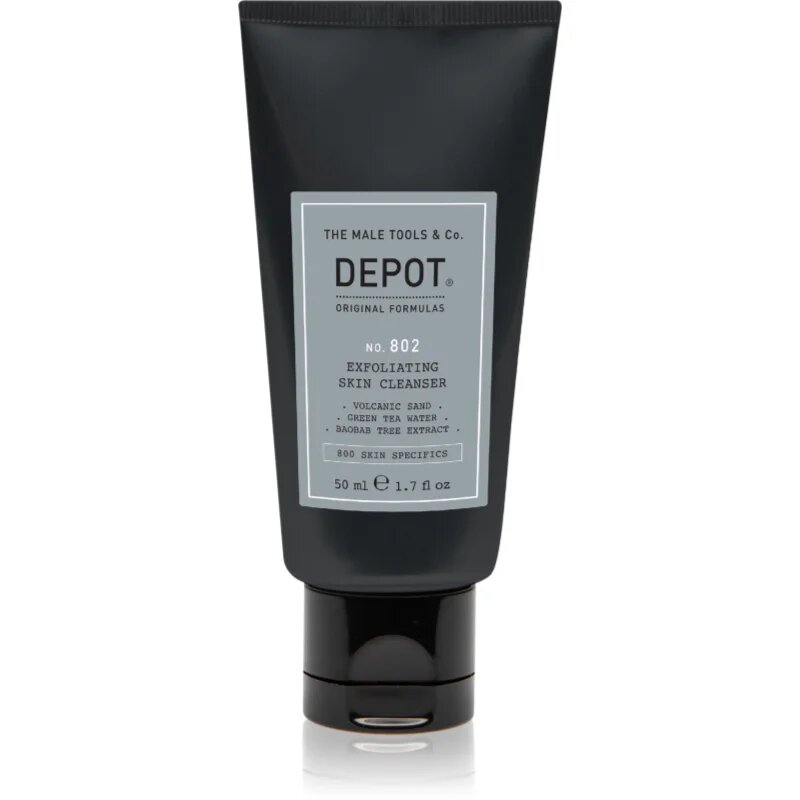 DEPOT No. 802 Exfoliating Skin Cleanser exfoliační čisticí gel pro muže 50 ml