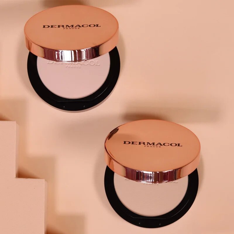 Dermacol 24h Control kompaktní pudr a make-up 2 v 1 odstín 02 9 g