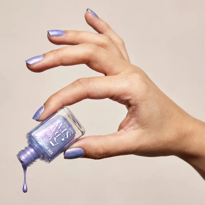 Dermacol 5 Day Stay Aura dlouhotrvající lak na nehty s perleťovým leskem odstín 71 Ocean Mist 11 ml