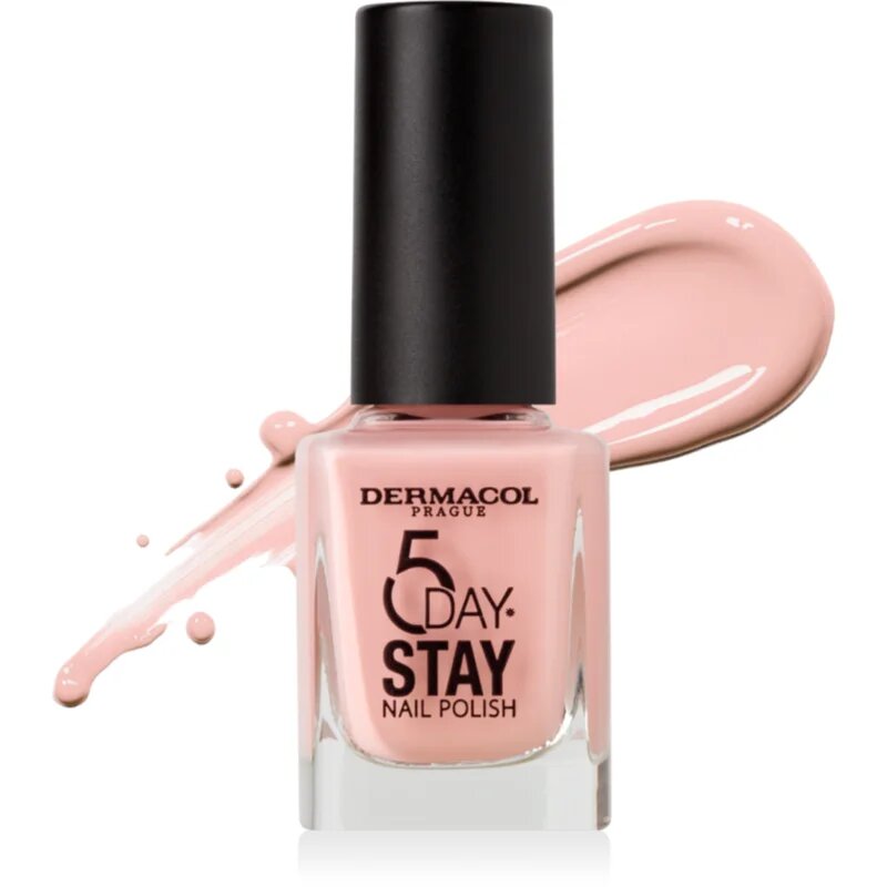Dermacol 5 Day Stay dlouhotrvající lak na nehty odstín 06 First Kiss 11 ml